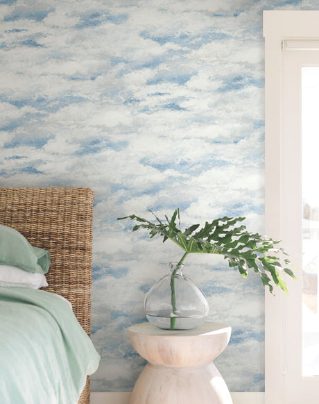 York MN1812 Plein Air Blue Wallpaper