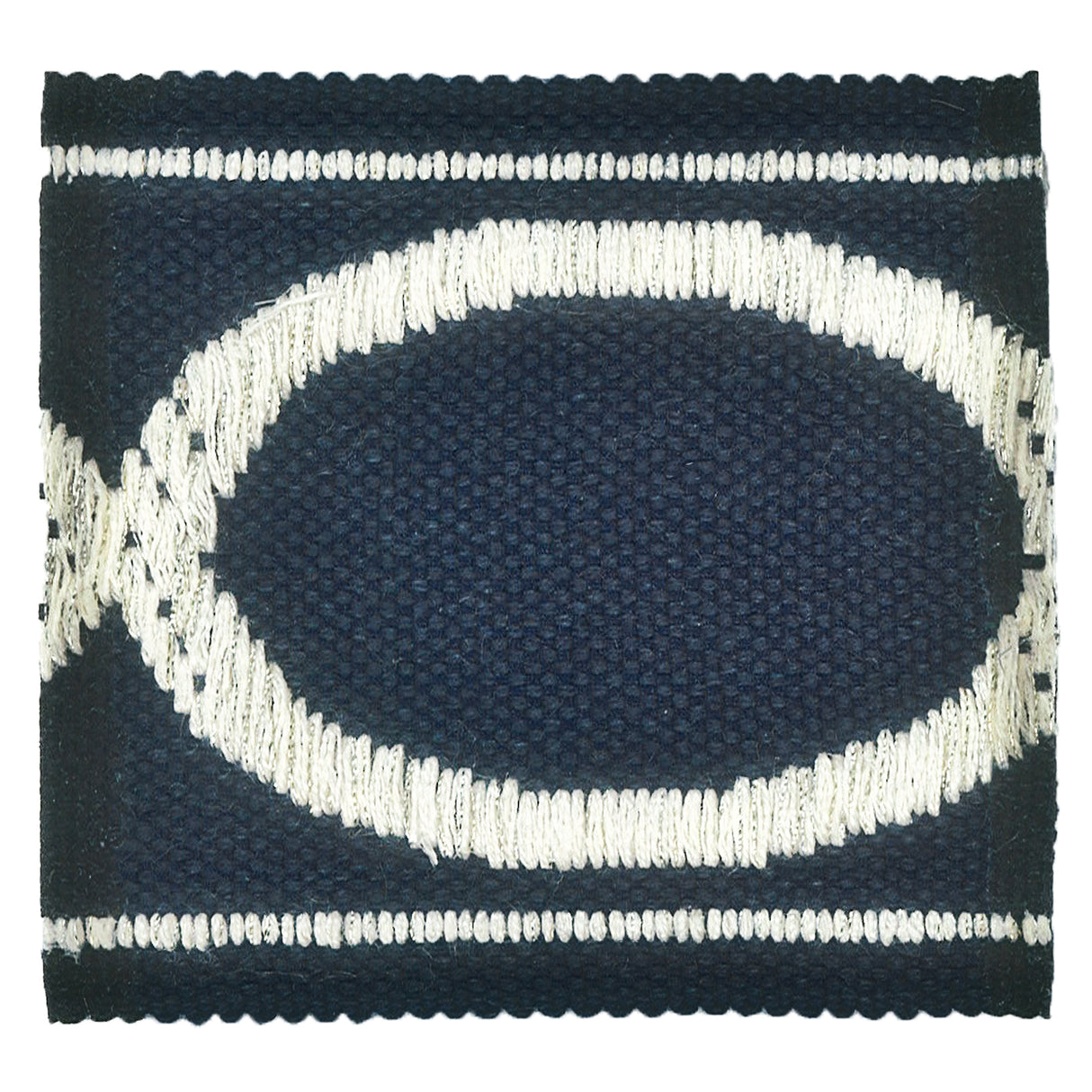STOUT MONO-1 MONOGRAM 1 NAVY Fabric - Eades Wallpaper & Fabric