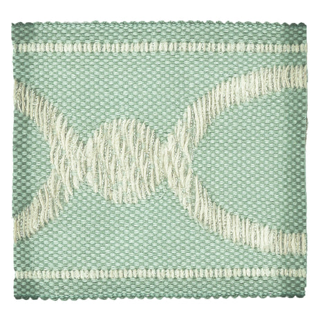 STOUT MONO-2 MONOGRAM 2 AQUA Fabric - Eades Wallpaper & Fabric