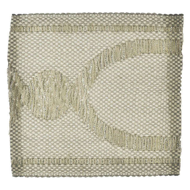 STOUT MONO-3 MONOGRAM 3 ASH Fabric - Eades Wallpaper & Fabric