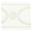 STOUT MONO-5 MONOGRAM 5 IVORY Fabric - Eades Wallpaper & Fabric