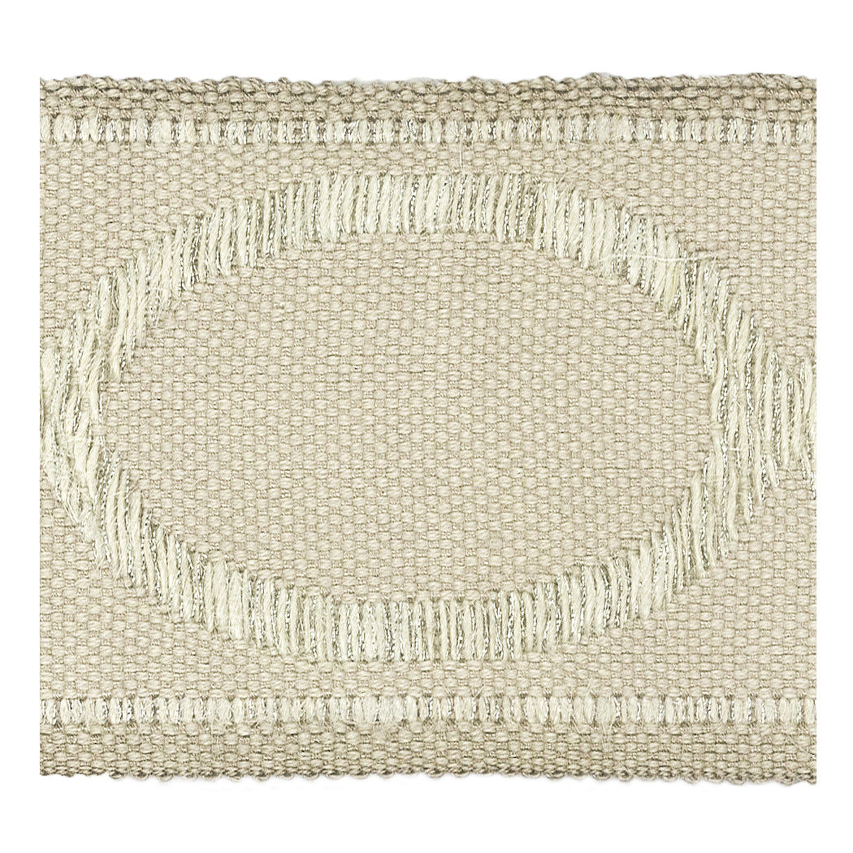STOUT MONO-6 MONOGRAM 6 PUTTY Fabric - Eades Wallpaper & Fabric