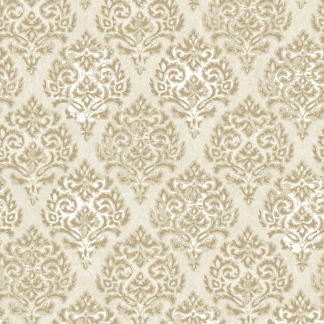 Galerie MT2009 Gold Modern Damask - Eade's Wallpaper