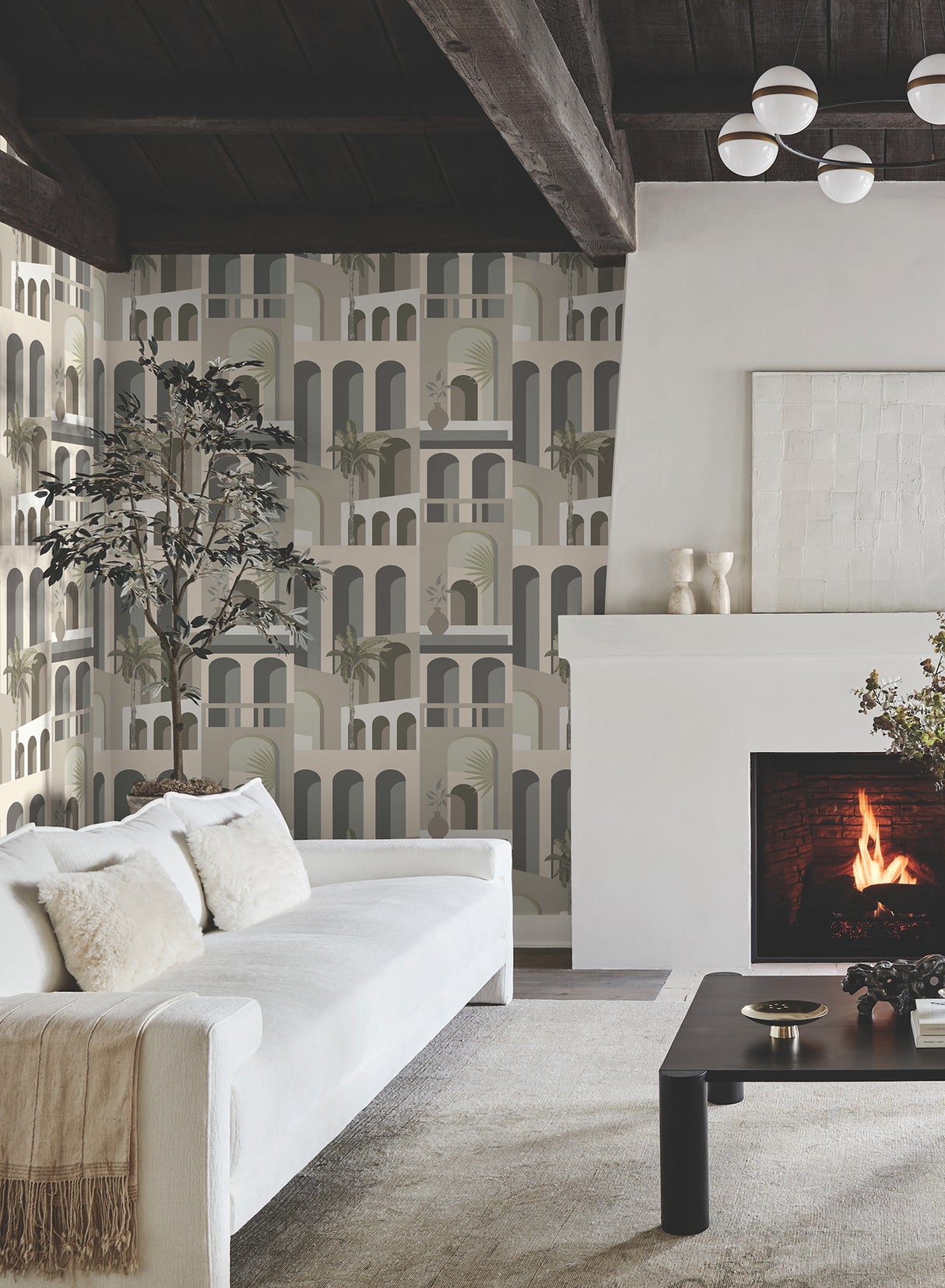 York MT5618 Monte Vista Sand & Fog Wallpaper - Eade's Wallpaper