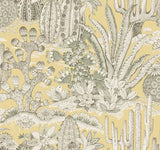 York MT5635 Lotus Land Cacti Sunshine Wallpaper - Eade's Wallpaper
