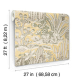 York MT5635 Lotus Land Cacti Sunshine Wallpaper - Eade's Wallpaper