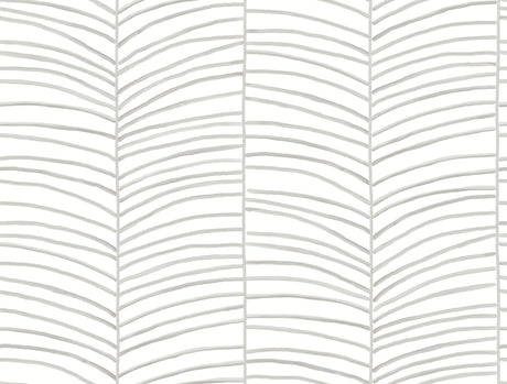 York MT5671 Cascade Palm Chevron Fog Wallpaper - Eade's Wallpaper