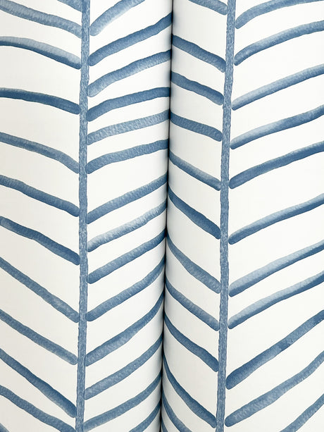York MT5672 Cascade Palm Chevron Sea Wallpaper - Eade's Wallpaper