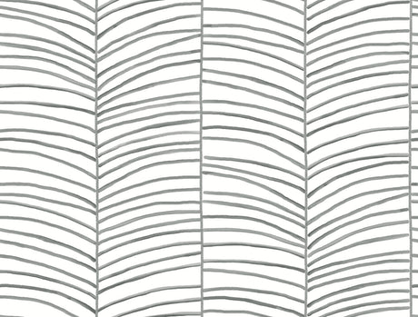 York MT5673 Cascade Palm Chevron Onyx Wallpaper - Eade's Wallpaper