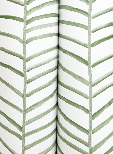 York MT5674 Cascade Palm Chevron Palm Wallpaper - Eade's Wallpaper