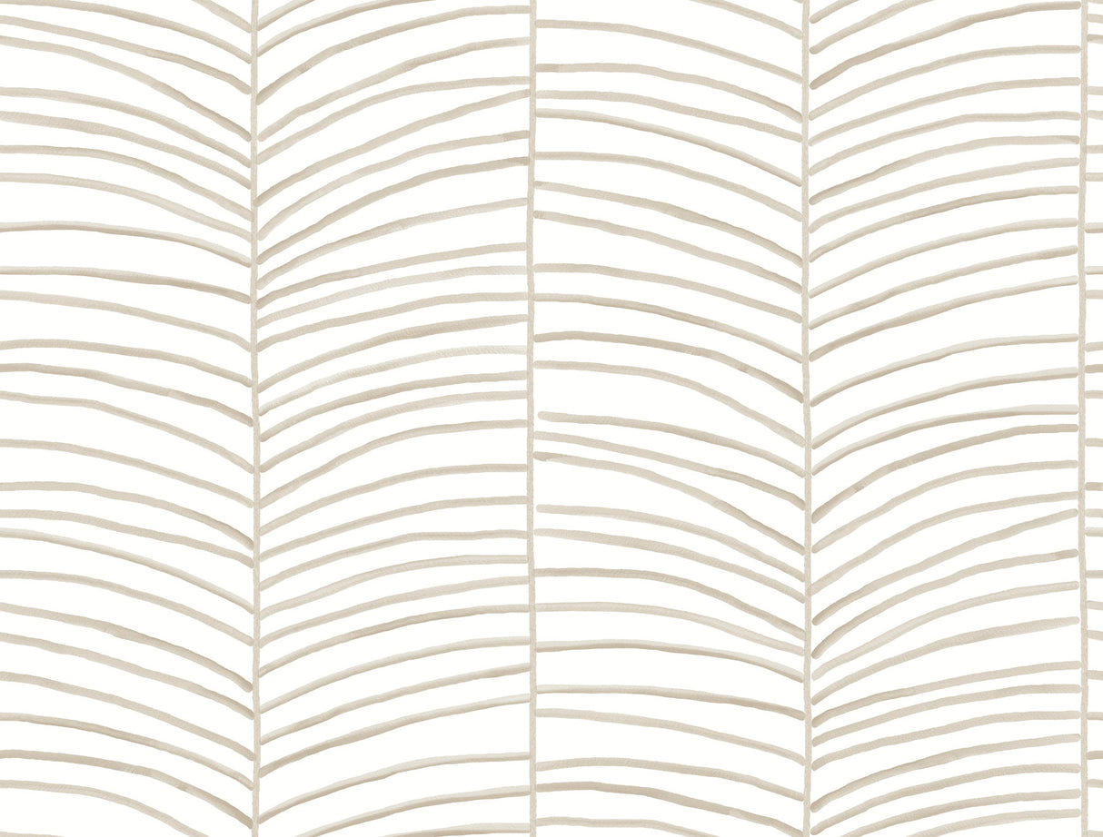 York MT5675 Cascade Palm Chevron Dune Wallpaper - Eade's Wallpaper