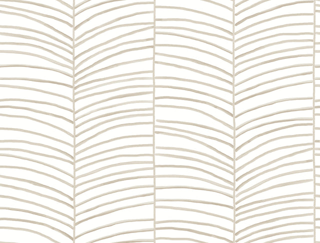 York MT5675 Cascade Palm Chevron Dune Wallpaper - Eade's Wallpaper