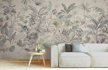York MU0279M Tropical Black Wall Mural