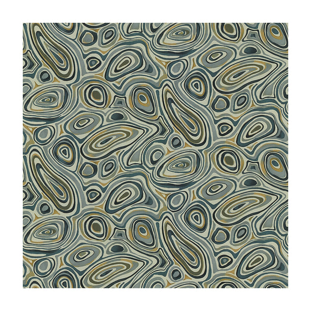 KRAVET COUTURE MUCCI.516.0 MUCCI INDIGO Fabric - Eade's Wallpaper
