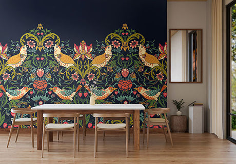 Eade’s Birds, Fruit and Foliage Navy
