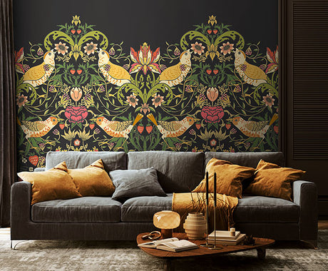 Eade’s Birds, Fruit and Foliage Black