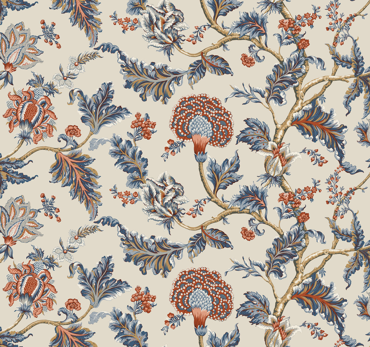 Ronald Redding MX9621W Monroe Navy Wallpaper - Eade's Wallpaper