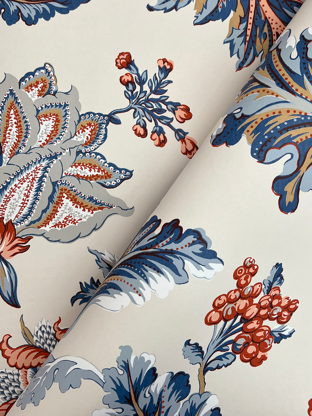 Ronald Redding MX9621W Monroe Navy Wallpaper - Eade's Wallpaper