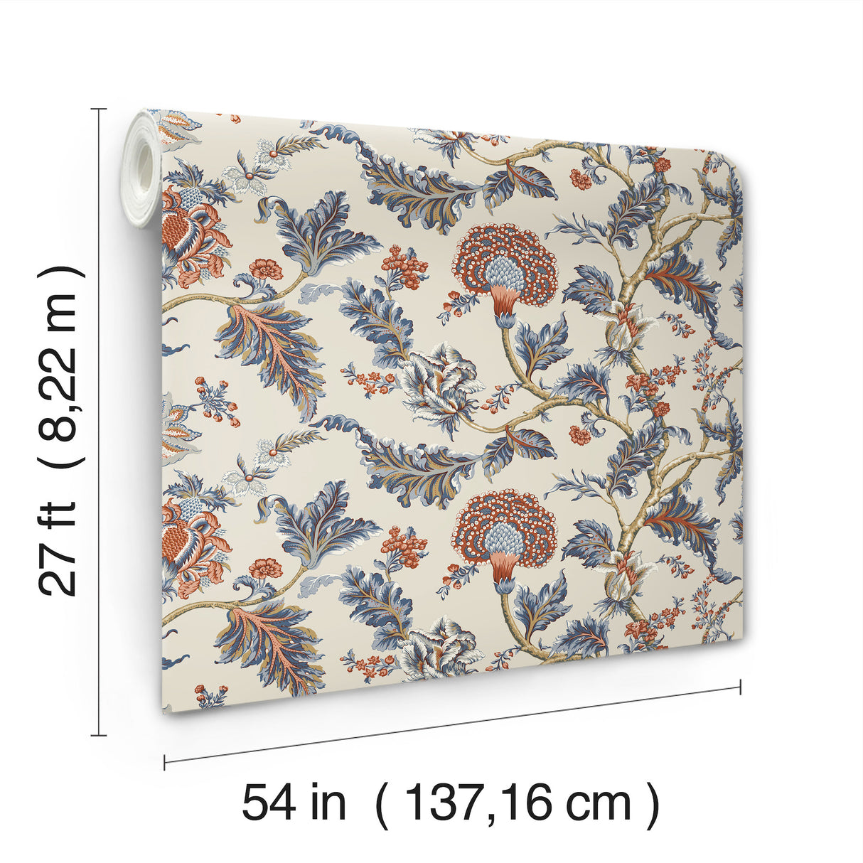 Ronald Redding MX9621W Monroe Navy Wallpaper - Eade's Wallpaper
