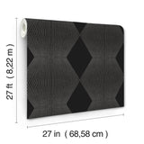 Ronald Redding MX9631 Diamond Legacy Black Wallpaper - Eade's Wallpaper
