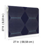 Ronald Redding MX9635 Diamond Legacy Navy Wallpaper - Eade's Wallpaper