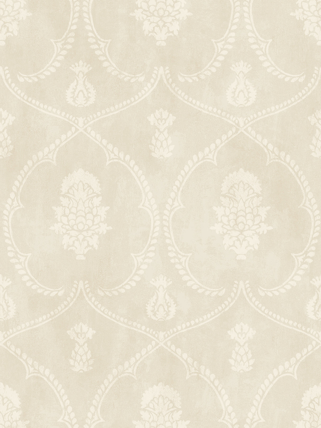 Ronald Redding MX9641 Royal Damask Beige Wallpaper - Eade's Wallpaper