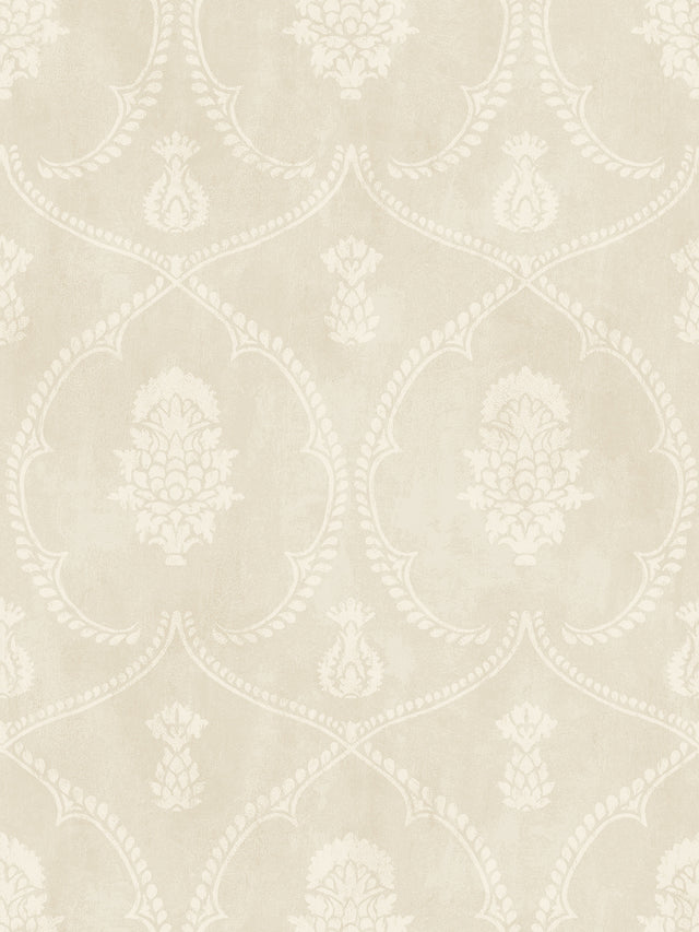 Ronald Redding MX9641 Royal Damask Beige Wallpaper - Eade's Wallpaper