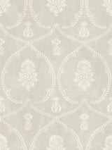 Ronald Redding MX9642 Royal Damask Soft Grey Wallpaper - Eade's Wallpaper