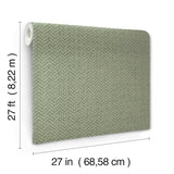 Ronald Redding MX9673 Regent Emerald Wallpaper - Eade's Wallpaper