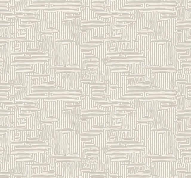Ronald Redding MX9685 Passages Taupe Wallpaper - Eade's Wallpaper