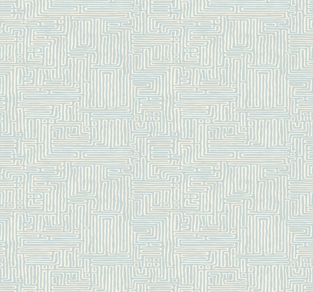 Ronald Redding MX9689 Passages Blue Wallpaper - Eade's Wallpaper