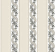 Ronald Redding MX9691 Abbey's Garland Black & White Wallpaper - Eade's Wallpaper