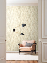 York NA0502 Peaceful Plume Beige Wallpaper