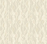 York NA0509 Stained Glass Taupe Wallpaper