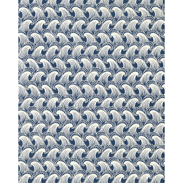 SCION NART112807.SCN.0 RIDE THE WAVE WP DENIM Wallpaper - Eade's Wallpaper