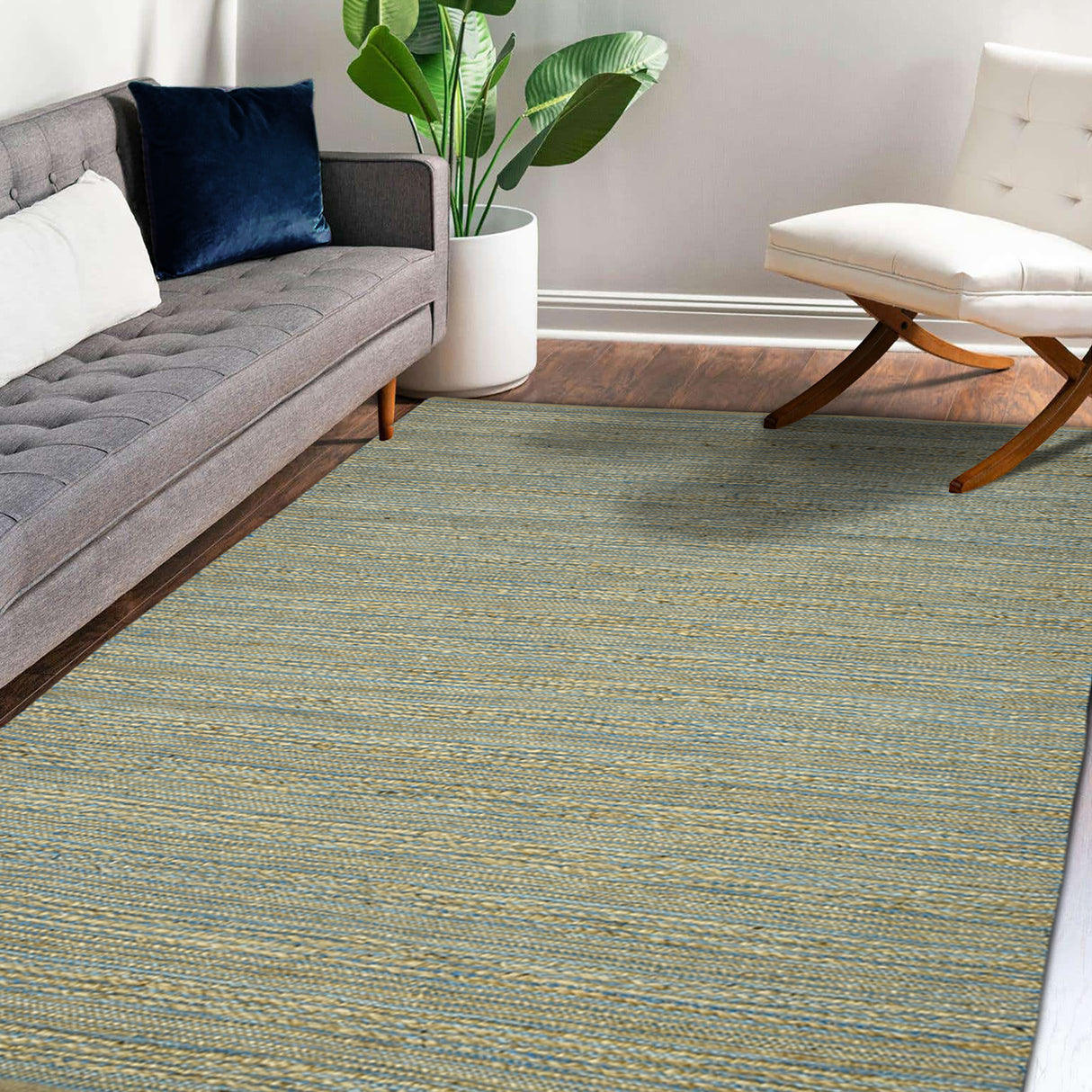 Amer Rugs NAT-1 Naturals Farmhouse Striped Area Rug