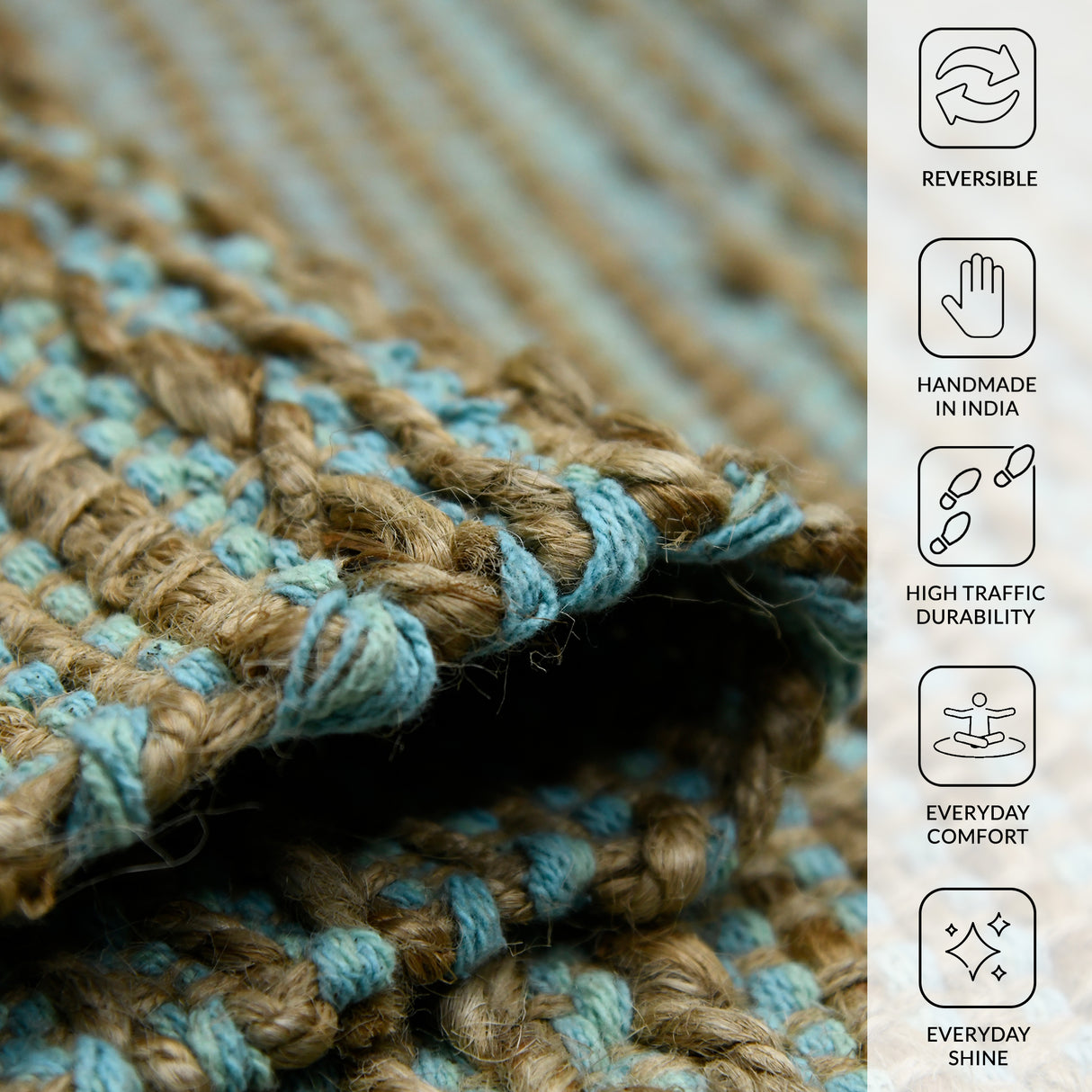 Amer Rugs NAT-5 Naturals Farmhouse Striped Area Rug
