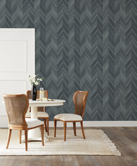 York ND3004 Seesaw Blue Wallpaper