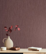 York ND3018N Smooth as Silk Red Wallpaper