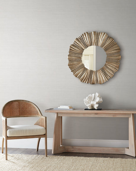 York ND3067N Tasar Silk White Wallpaper