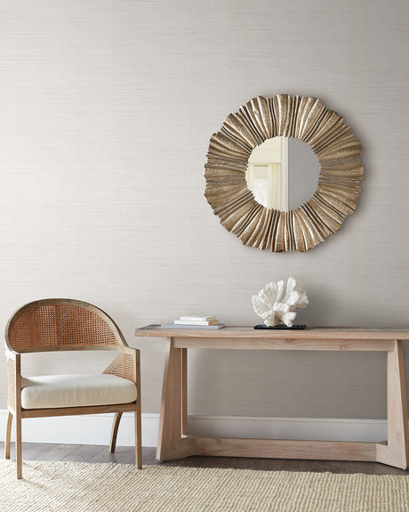 York ND3068N Tasar Silk White Wallpaper