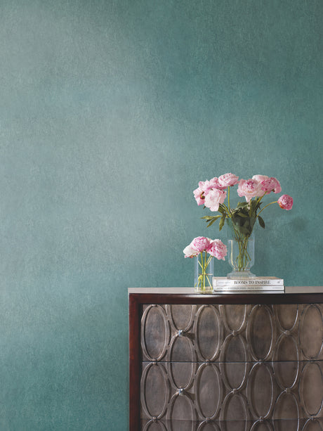 York ND7091 Oasis Dark Teal Wallpaper