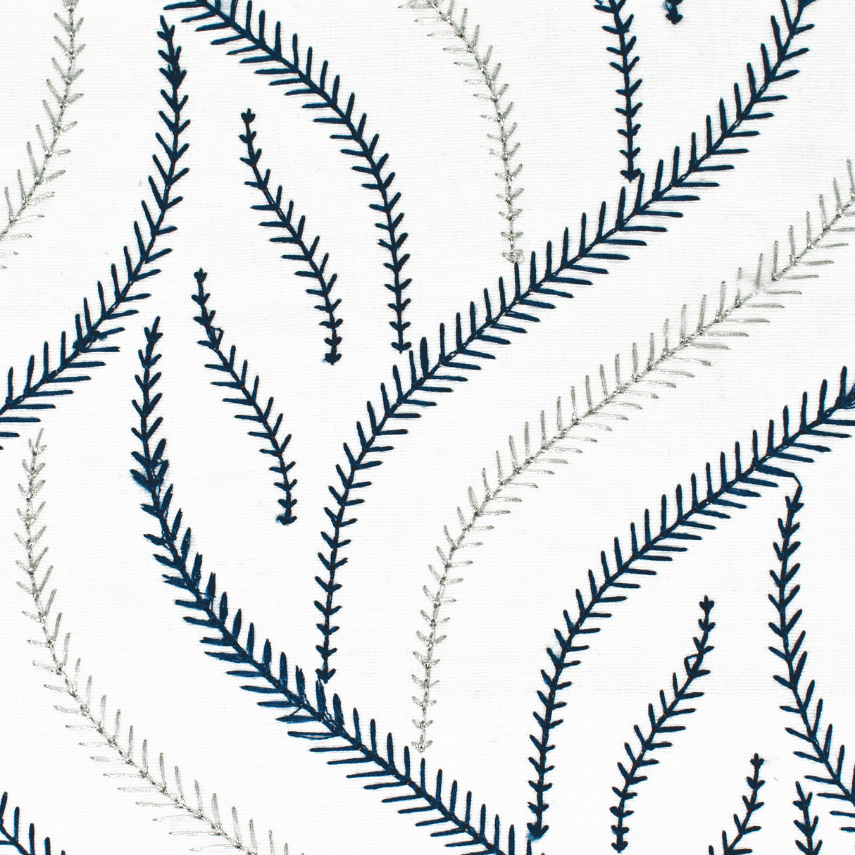 STOUT NERO-5 NERO 5 NAVY Fabric - Eades Wallpaper & Fabric