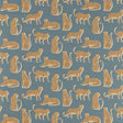 SCION NESF120895.SCN.0 LIONEL DENIM Fabric - Eade's Wallpaper