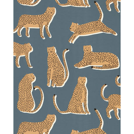 SCION NESW112206.SCN.0 LIONEL WP DENIM Wallpaper - Eade's Wallpaper