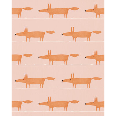 SCION NHAP112816.SCN.0 MIDI FOX WP MILKSHAKE/ROSE Wallpaper - Eade's Wallpaper