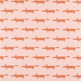 SCION NHAP121093.SCN.0 MIDI FOX MILKSHAKE/ROSE Fabric - Eade's Wallpaper