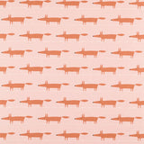 SCION NHAP121093.SCN.0 MIDI FOX MILKSHAKE/ROSE Fabric - Eade's Wallpaper