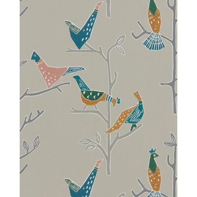 SCION NJAP111926.SCN.0 PASSARO GINGER/TEAL Wallpaper - Eade's Wallpaper