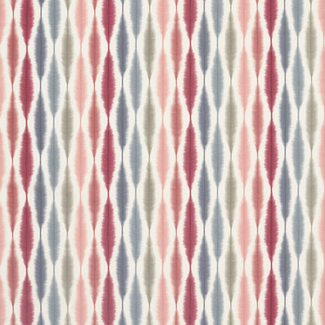 SCION NJAP120753.SCN.0 USUKO CRANBERRY/ROSE/STEEL Fabric - Eade's Wallpaper